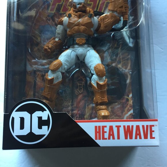 NEW DC Comics Heat Wave 7'' McFarlane Figure With Flash Comic - Picture 6 of 10